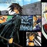Double-page couleur du manga Kamikaze
