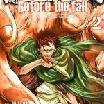 Couverture japonaise du tome 2 de L'Attaque des Titans - Before the Fall