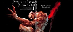 Couverture alternative du tome 1 de L'Attaque des Titans - Before the Fall