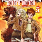 Couverture japonaise du tome 5 de L'Attaque des Titans - Before the Fall