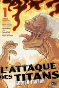 Couverture française du tome 1 de l'édition colossale de L'Attaque des Titans - Before the Fall