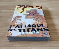 Aperçu du tome 1 de l'édition colossale de L'Attaque des Titans - Before the Fall (journal du 03/02/2023)