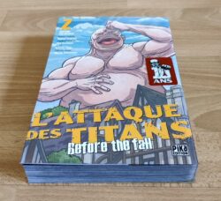 Aperçu du tome 2 de l'édition colossale de L'Attaque des Titans - Before the Fall
