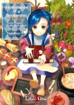 Couverture française du tome 1 du light novel Ascendance of a Bookworm - La Petite Faiseuse de Livres