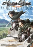 Couverture française de l'artbook L'Attaque des Titans - Anime Illustrations