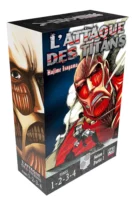 Premier coffret français du manga L'Attaque des Titans