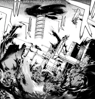 Les périls qui séparent Mana et Harumi de la tour de Yamata