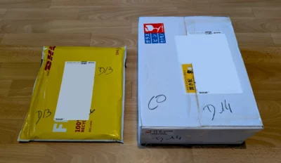 Deux colis arrivés du Japon