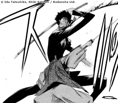 Shigenobu Jinsuke Hayashizaki attaque l'un des agresseurs