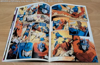 Aperçu du comic book Transformers
