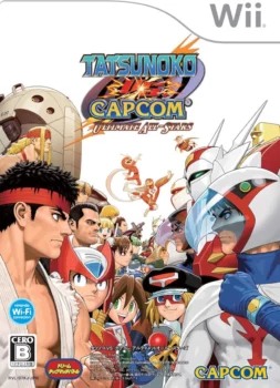 Couverture japonaise du jeu vidéo Tatsunoko vs. Capcom - Ultimate All-Stars