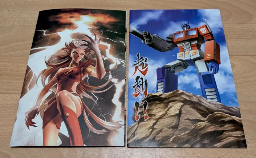 Aperçu des comics books Thundercats Lost et Transformers