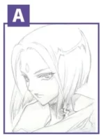 Commission de type A : croquis au crayon à papier