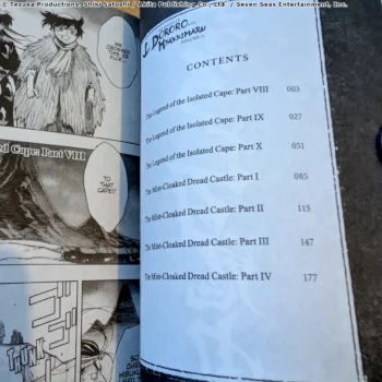 Aperçu du tome 11 de The Legend of Dororo and Hyakkimaru