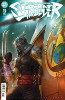 Variante dessinée par Satoshi Shiki de la couverture du numéro 13 de Teenage Mutant Ninja Turtles - Shredder