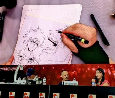 Le live drawing de Satoshi Shiki