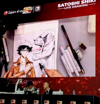 Le live drawing de Satoshi Shiki à Japan Expo