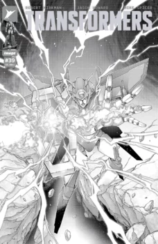 Couverture alternative de Transformers dessinée par Satoshi Shiki