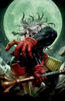 Couverture alternative de Battle Beast dessinée par Satoshi Shiki