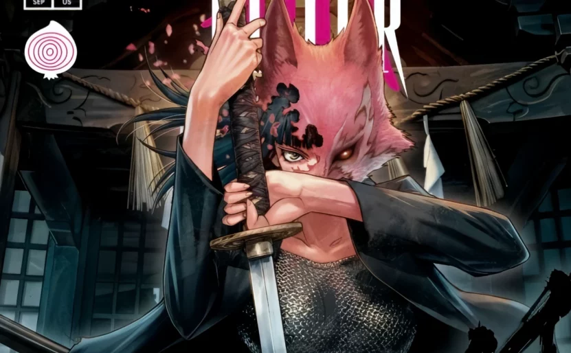 Couverture alternative de Fox Mask Killer dessinée par Satoshi Shiki