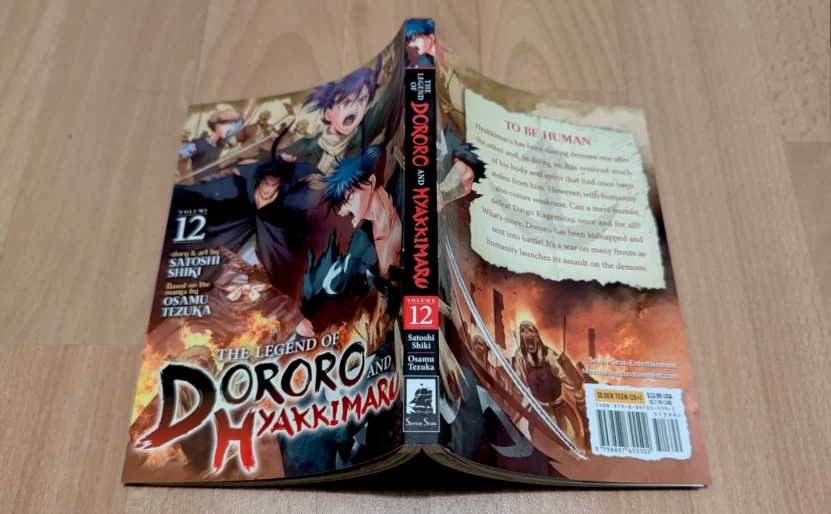 Aperçu du tome 12 de The Legend of Dororo and Hyakkimaru